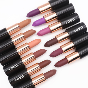 Private Label 24 Kleuren Veganistische Cosmetische Langdurige Waterdichte Matte Lippenstift Hoog Pigment Met Vitamine E Bedrukte Make-Up Voor Lippen - Product Image 4