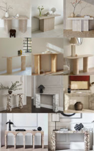 Table <span class=keywords><strong>console</strong></span> moderne <span class=keywords><strong>en</strong></span> marbre noir Table de salon étroite Table <span class=keywords><strong>basse</strong></span> d'entrée <span class=keywords><strong>en</strong></span> pierre naturelle - Product Image 4