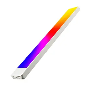 Внутренний RGB светодиодный Rgb с батарейным питателем, регулируемый, регулируемый, для шкафа, шкафчика, современные светильники под шкафом