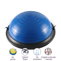 Pelota de Equilibrio de PVC Grueso Antiexplosión de Alta Resistencia, No Tóxica, de 46 cm, para Yoga, Pilates, Fisioterapia, Entrenamiento y Ejercicio
