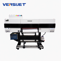 Printer UV DTF VERSIJET 60cm dengan Head Print I3200, Kontrol Tombol Tekan, Roll-To-Roll
