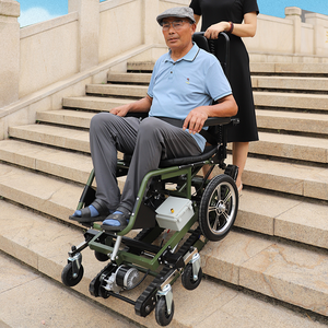 Alat Bantu Naik Tangga Khusus untuk Lansia dan Penyandang Disabilitas, Skuter Rumah Tangga dengan Tiang Lurus, Peralatan Rehabilitasi - Product Image 1