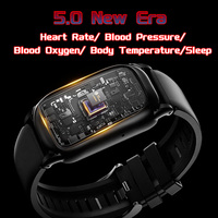Montre connectée pour personnes âgées avec positionnement GPS AGPS WIFI LBS, alarme de chute SOS, moniteur de fréquence cardiaque, de température, de pression artérielle, IP67, appel bidirectionnel