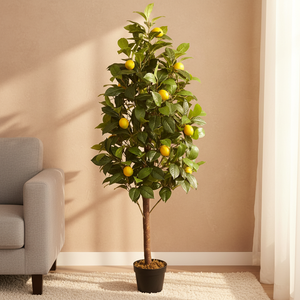Plantes artificielles : <span class=keywords><strong>Citronnier</strong></span> en vente directe d'usine avec fruits de citron et feuillage vert <span class=keywords><strong>pour</strong></span> la décoration paysagère - Product Image 1