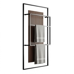 modern hotel bathroom <b>towel</b> holder decorative brass wall <b>towel</b> <b>rack</b> custom wall mounted <b>towel</b> <b>rack</b> wholesale modern bathroom - Product Image 1