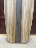 Planches de surf en bois véritable haute Performance 110cm EPS léger + Construction en fibre de verre en résine époxy pour cerf-volant