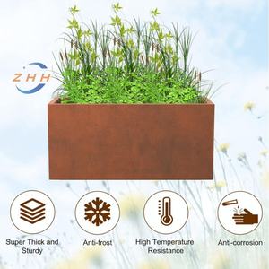 Caja <span class=keywords><strong>de</strong></span> macetas <span class=keywords><strong>de</strong></span> bonsái <span class=keywords><strong>de</strong></span> metal clásico, uso versátil con recubrimiento en polvo para colgar pisos o centros comerciales - Product Image 6