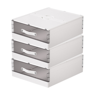 Organiseurs et rangements pour draps de lit, organisateur de placard pliable en plastique, boîte de rangement pour literie, conteneur pour couverture, housse de couette - Product Image 1