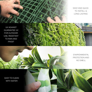 ผนังหญ้าเทียมตกแต่งภายในและภายนอกอาคาร สำหรับงานแต่งงานและสวน - Product Image 6