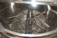 Machine de fabrication de pâte de détergent à lessive, mélangeur agitateur en acier inoxydable, machine à shampoing de 2 tonnes pour moteur, Guangzhou
