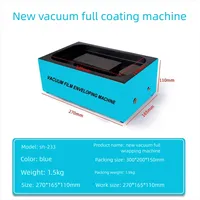 NOUVELLE Machine de revêtement automatique sous vide pour films de protection de téléphones portables, machine de laminage et d'enveloppement à couverture intégrale pour films arrière à changement de couleur