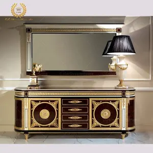 皇家豪华经典餐具柜与镜面自助餐镜柜