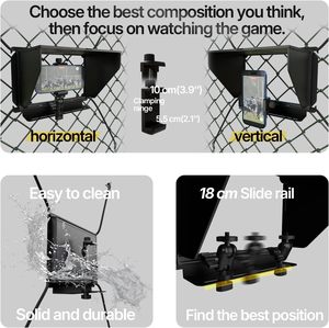 Soporte para Celular con Protección Solar y Grabación de Video, Compatible con iPhone, <span class=keywords><strong>Mevo</strong></span>, Start, Insta 360 y Otras Cámaras de Acción - Product Image 5