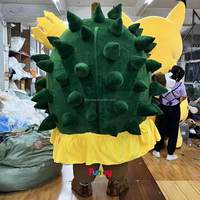 Costume de mascotte gonflable en peluche de fruits, durian, raisin, citron, poire, costumes gonflables pour la publicité