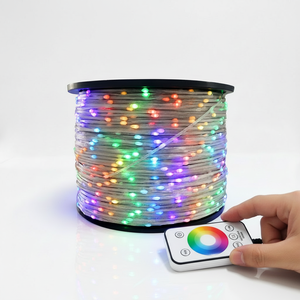 Guirnalda de Luces LED de Hadas, Suministro Directo de Fábrica, 10 Luces, 5v, Control de Tres Cables, RGB Sinfonía, Impermeable, para Camping y <span class=keywords><strong>Navidad</strong></span> - Product Image 1
