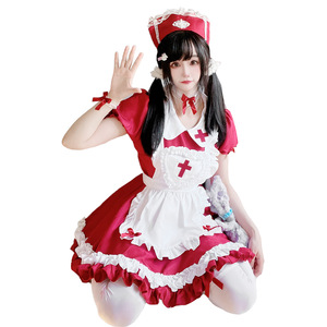 Costumes de Cosplay de Fille de Style Japonais Doux, Robe de Princesse Lolita, Croix, Grande Taille, Halloween, Nonne, Noël - Product Image 6
