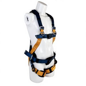 ชุดสายรัดนิรภัยสำหรับงานที่สูง พร้อมเชือกนิรภัยแบบเชื่อมต่อเร็ว รับน้ำหนักได้ 150 กก. และเข็มขัดนิรภัย ป้องกันการตกสำหรับพื้นที่ทำงานที่สูง - Product Image 4