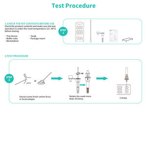 مصنع مخصص اختبار كومبو fpv-fcov-giardia للقطط الحيوانات الأليفة كاسيت - Product Image 4