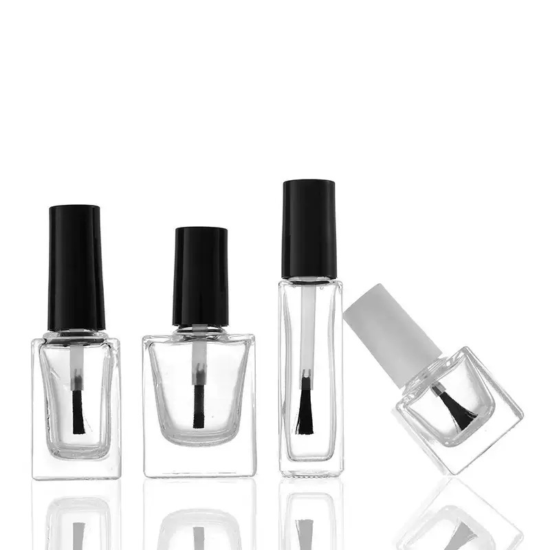 empty fingernail polish red