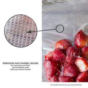 Maßgefertigter PE+PA6 Mikrowellengeeigneter Lebensmittel-Vakuumbeutel mit Reißverschluss und Luftventil für Tierfutter, Sushi & Nudel-Aufbewahrung - Product Image 2