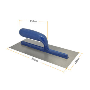 280x110x0.7mm Poignée En Plastique En Acier au carbone <span class=keywords><strong>carreleur</strong></span> Truelle <span class=keywords><strong>De</strong></span> Plâtrage prix bas - Product Image 5