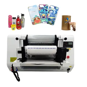 Besr penjual mesin cetak UV I3200 kepala 6040 UV Flatbed Roll printer untuk uv label stiker pencetakan