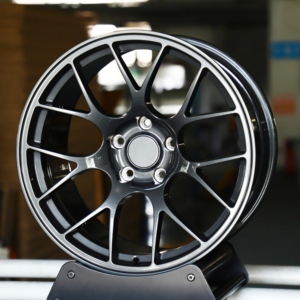 Rines de Carreras Personalizados EC-7 WRX STI de 18, 19 y 20 Pulgadas, 5x130, Ruedas de Aluminio Forjado en Color Gris Metálico para Bugatti Chiron, <span class=keywords><strong>Ferrari</strong></span> <span class=keywords><strong>488</strong></span>, 812, F12, SF90 - Product Image 1