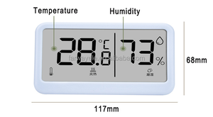 LCD Display Digital Thermometer Humidity <strong>Monitor</strong> Hygrometer <strong>Temperature</strong> &amp; Humidity Gauge with Apparent <strong>Temperature</strong> - Product Image 5