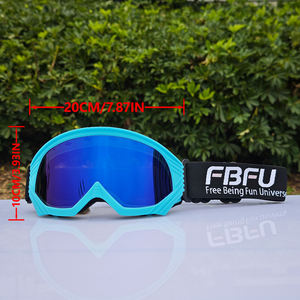 Gafas <span class=keywords><strong>de</strong></span> Esquí con Logotipo Personalizado, Marco <span class=keywords><strong>de</strong></span> PC Ligero, Lentes Reemplazables, para Snowboard, Ciclismo, Actividades al Aire Libre, Fiestas, Uso Casual - Product Image 6