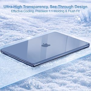ฝาครอบแล็ปท็อปพลาสติกสีครามสำหรับ MacBook NEO A3404 Air 13.6 15 Pro 14 Pro 16นิ้ว M5 M4 M1 M2 - Product Image 5
