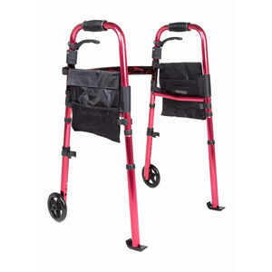 Andador Plegable con Protección Solar, <span class=keywords><strong>de</strong></span> Aluminio, Resistente, Plegable, <span class=keywords><strong>de</strong></span> Liberación Rápida, Ayuda para Caminar, con Freno <span class=keywords><strong>de</strong></span> <span class=keywords><strong>Mano</strong></span> para Personas Mayores o con Discapacidad - Product Image 5