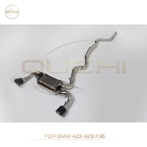 Sistema de escape de acero inoxidable OUCHI Catback de rendimiento para BMW 4 Series 420i 425i <span class=keywords><strong>430i</strong></span> F32 F36 B48 silenciador de motor con válvula - Product Image 2