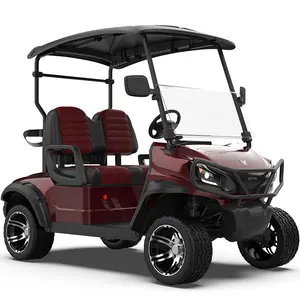 Motorized Golf Push Cart Vintage Custom Lifted Street Legal 2 Seats For Sale Off Road 48 Volt Electric Golf Cart