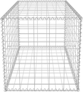 VidaXL <strong>Gabion</strong> Basket Welded Steel Mesh Cage Retaining <strong>Wall</strong> Fencing Rock/Stone Barrier Plant Protector Root Guard - Product Image 6