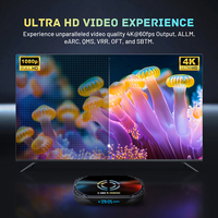 Nouvelle Box TV Android 14 AI HK1 RBOX X50 2025 – Smart TV Box S905X5M 4 Go 128 Go Wi-Fi 2.4G/5Ghz Wifi6 1000M 4K – Mini Décodeur Fire TV Stick
