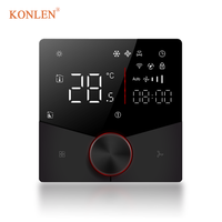 Thermostat numérique WiFi avec bouton intelligent Programmable Dimmable Light Color Voice Control for Home Automation