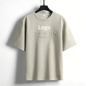 <span class=keywords><strong>T</strong></span>-<span class=keywords><strong>shirt</strong></span> décontracté d'é<span class=keywords><strong>t</strong></span>é pour homme 100 % coton, coupe classique, respirant, col rond, tricoté, uni, gaufré, manches courtes, personnalisable - Product Image 2