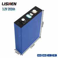 Baterai NOGI Lishen LFP 3.2V 200Ah 202Ah LiFePO4 Sel Baterai Prismatik Stok Tersedia RTS Pengiriman DDP Bebas Pajak
