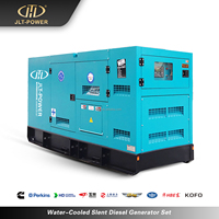 Groupe électrogène diesel silencieux 88 kVA 70 kW triphasé CA 380 V 400 V 415 V pour applications industrielles et minières avec ATS et capot insonorisé