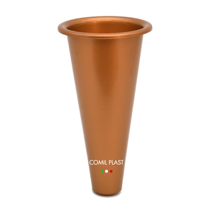 Vase en plastique COMIL PLAST, style européen, pour mausolée, crypte, monument, moulé par injection, couleur cuivre, hauteur, vente chaude - Product Image 1