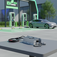 Chargeur embarqué pour véhicules électriques, voiturettes de golf, scooters, batteries standard, sortie 48V, étanche IP67, CAN-Bus, 90-265VAC, 1.2KW, 93% de rendement