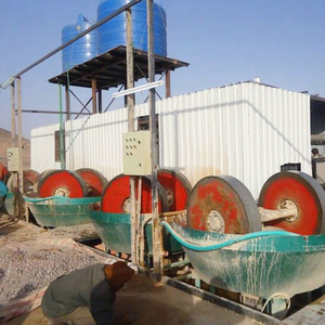 Hochwertige Nass pfannen mühle zum Verkauf Rock <span class=keywords><strong>Stone</strong></span> Golderz-Bergbau mühlen 1200 Nass mahl pfannen mühle Maschinen preis - Product Image 5