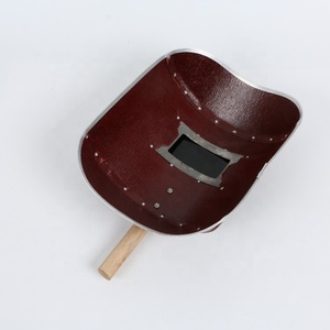 Casque de soudage personnalisé, fibre de papier rouge étanche à la main, protection faciale - Product Image 2