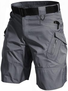 Pantalones Cortos de Senderismo para <span class=keywords><strong>Hombre</strong></span>, Impermeables, Resistentes al Desgaste, Pantalones Cortos Tácticos de Carga, de Secado Rápido, con Múltiples Bolsillos - Product Image 5