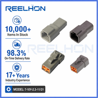 Connecteur automobile étanche DTM mâle/femelle 2-4 broches pour moto, VTT, câblage marin - Référence 7-10Y-2.3-11/21
