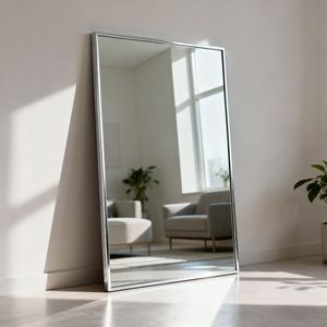 Espejo Plateado de Gran Calidad de Proveedor Chino, Espejo Plateado Ecológico Personalizado y Duradero, Puede Usarse en Baños, Salas de Estar y Gimnasios - Product Image 1