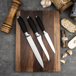 Customize Professional Japanese Chef's <b>Knife</b> Set Stainless Steel Kitchen <b>Knives</b> Set with TPR Coating Hollow Handle - Product Image 2