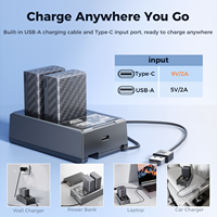 Kit de chargeur de batterie pour appareil photo CE ROHS FCC EN-EL25 1350mAH 7.4V pour Nikon Z50II Z30 Z50 ZFC SLR, haute capacité, universel
