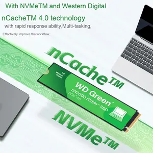 สำหรับ <span class=keywords><strong>WD</strong></span> SN3000 ฮาร์ดดิสก์ <span class=keywords><strong>SSD</strong></span> ความเร็วสูงสำหรับเล่นเกม <span class=keywords><strong>SATA</strong></span> 3.0 ใหม่ ความจุภายใน 500GB 1TB 2TB พร้อมพอร์ตขยายสำหรับเดสก์ท็อปและแล็ปท็อป - Product Image 2