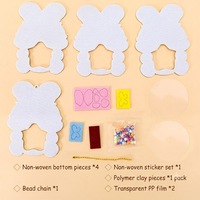 Kits de bricolage en feutre non tissé pour enfants, kits de fabrication artisanale pour la maternelle, matériel de création fait main, cadeau de festival pour enfants